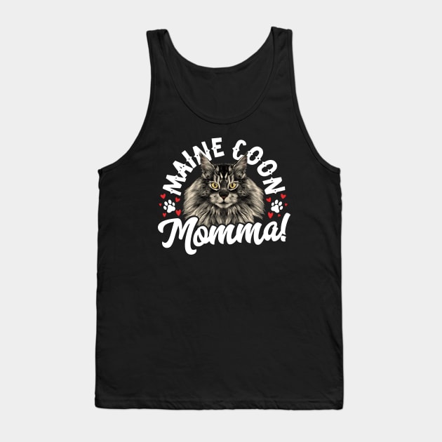 Maine Coon Momma! Tank Top by thingsandthings